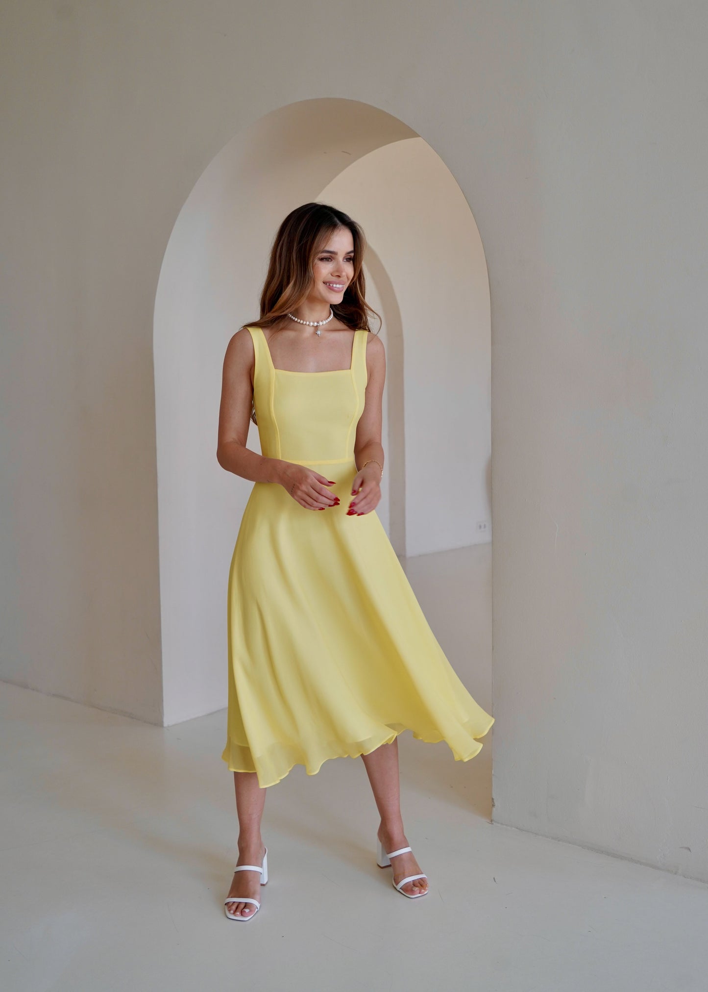 Сукня Audrey-1 Жовтий