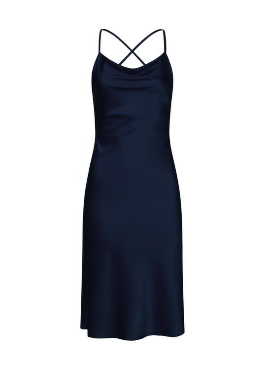 Темно-синя шовкова сукня «Джулія»