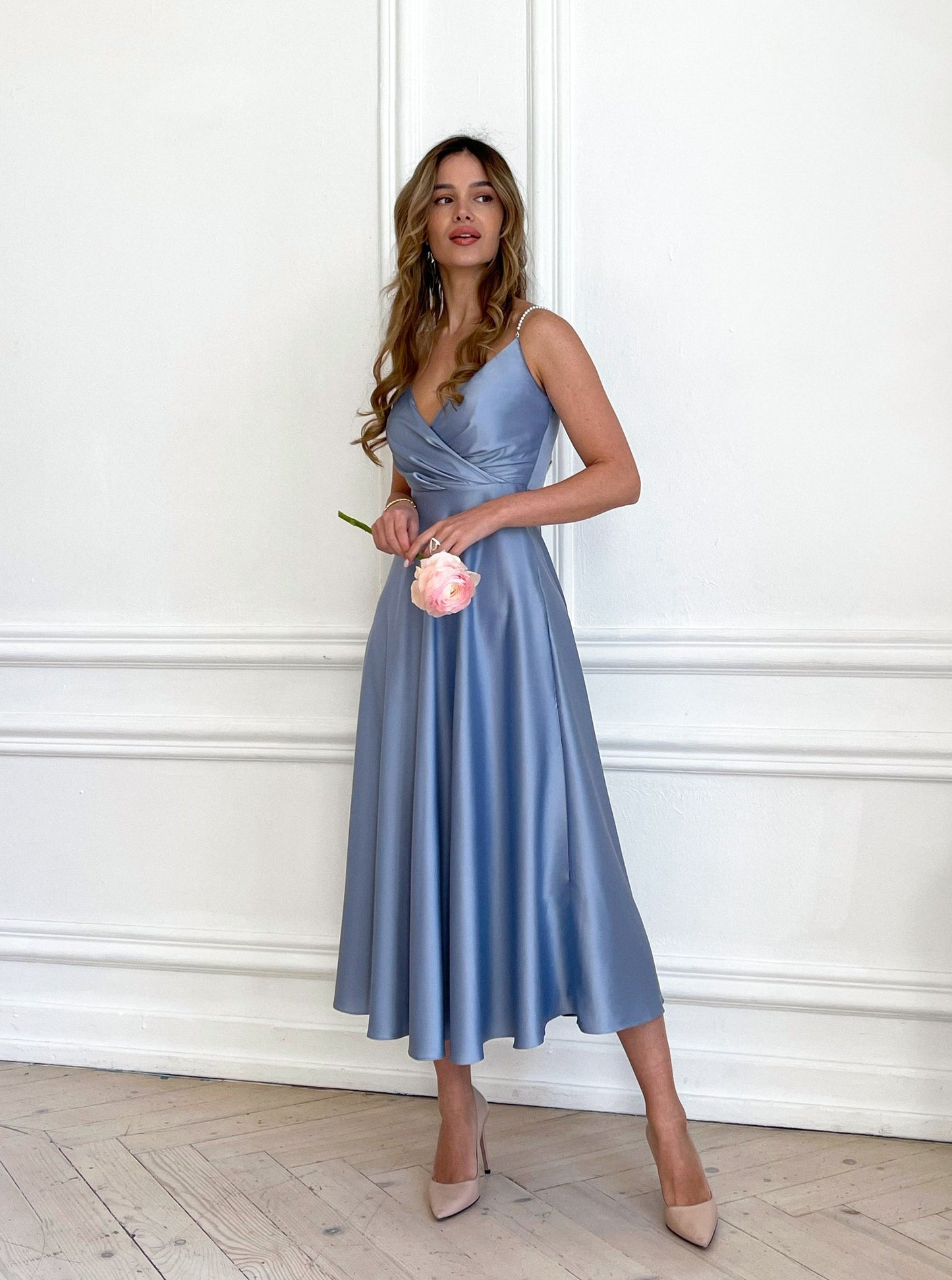 Сукня Florence Срібно-Блакитний